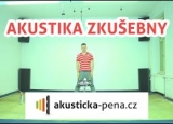 Akustika zkušebny PŘED / PO